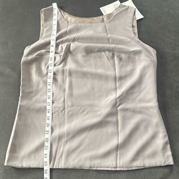 Women’s Gray Chiffon 3 Piece Formal Mother of the Bride Pants Suit Size 16 NEW - Picture 9 of 15